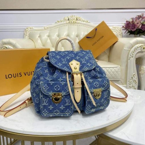 Louis Vuitton Monogram Denim Sac A Dos GM Backpack M95056 - Image 6