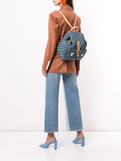 Louis Vuitton Monogram Denim Sac A Dos GM Backpack M95056