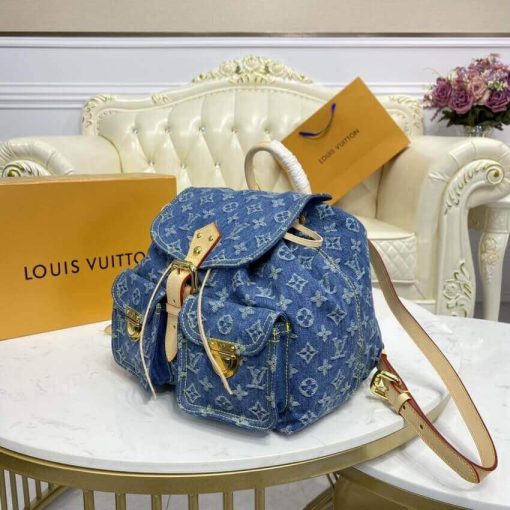 Louis Vuitton Monogram Denim Sac A Dos GM Backpack M95056 - Image 7