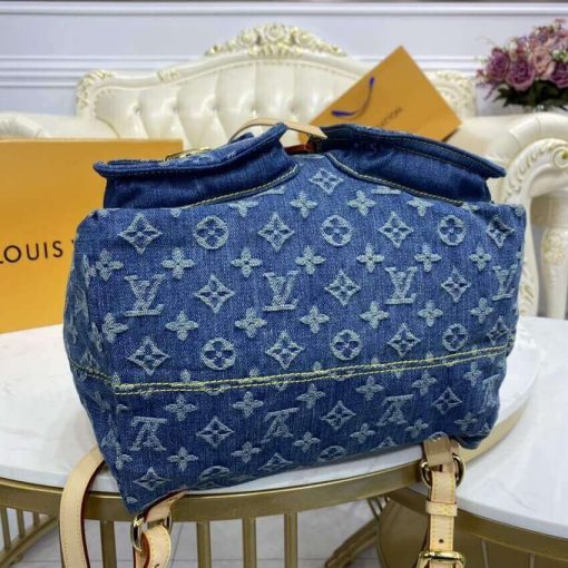 Louis Vuitton Monogram Denim Sac A Dos GM Backpack M95056 - Image 9