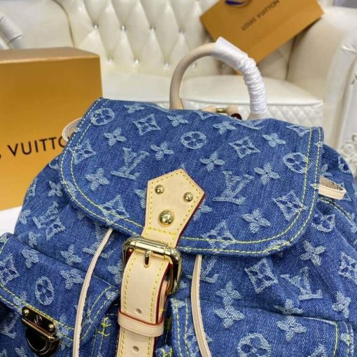 Louis Vuitton Monogram Denim Sac A Dos GM Backpack M95056 - Image 10