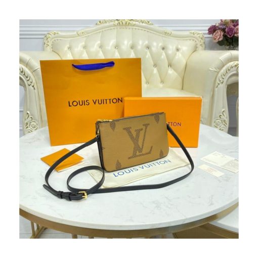 Louis Vuitton Monogram Double Zip Pochette M69203 - Image 5