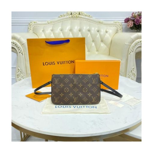 Louis Vuitton Monogram Double Zip Pochette M69203 - Image 6