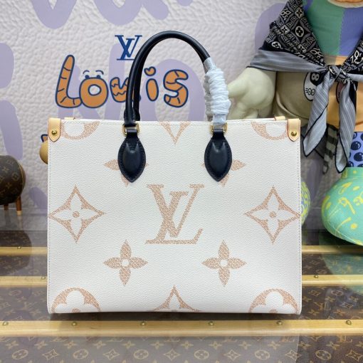 Louis Vuitton Monogram Dune Canvas OnTheGo MM M46912 - Image 4