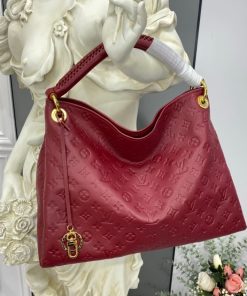 Louis Vuitton Monogram Empreinte Artsy MM M41066 Burgundy