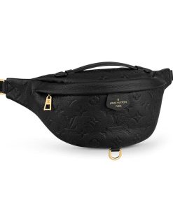 Louis Vuitton Monogram Empreinte Bumbag M44836 M44812 Black