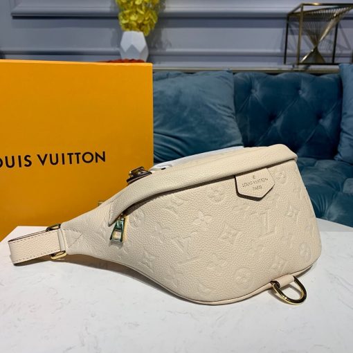 Louis Vuitton Monogram Empreinte Bumbag M44836 M44812 White - Image 3