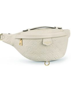 Louis Vuitton Monogram Empreinte Bumbag M44836 M44812 White