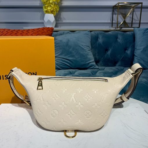 Louis Vuitton Monogram Empreinte Bumbag M44836 M44812 White - Image 4