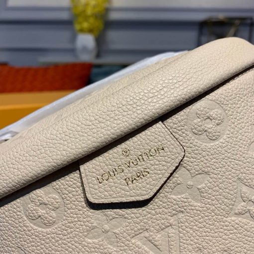 Louis Vuitton Monogram Empreinte Bumbag M44836 M44812 White - Image 5