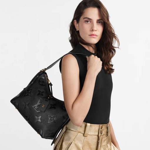 Louis Vuitton Monogram Empreinte CarryAll PM M46288 M46293 Black - Image 2