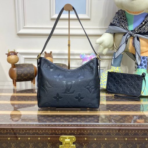 Louis Vuitton Monogram Empreinte CarryAll PM M46288 M46293 Black - Image 4