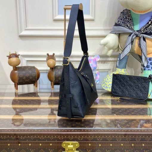 Louis Vuitton Monogram Empreinte CarryAll PM M46288 M46293 Black - Image 5