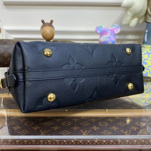 Louis Vuitton Monogram Empreinte CarryAll PM M46288 M46293 Black - Image 6