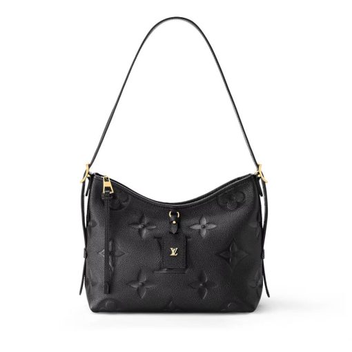 Louis Vuitton Monogram Empreinte CarryAll PM M46288 M46293 Black