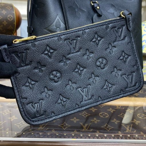 Louis Vuitton Monogram Empreinte CarryAll PM M46288 M46293 Black - Image 7