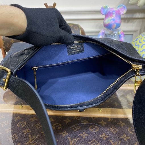 Louis Vuitton Monogram Empreinte CarryAll PM M46288 M46293 Black - Image 10