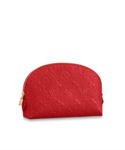 Louis Vuitton Monogram Empreinte Cosmetic Pouch PM M69414 Red