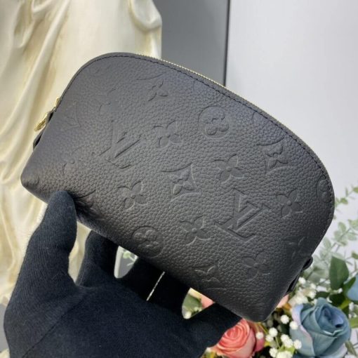 Louis Vuitton Monogram Empreinte Cosmetic Pouch PM M69414 Red - Image 15