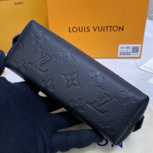Louis Vuitton Monogram Empreinte Cosmetic Pouch PM M69414 Red - Image 17