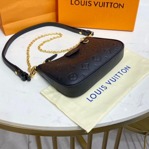 Louis Vuitton Monogram Empreinte Easy Pouch On Strap M80349 Black - Image 11