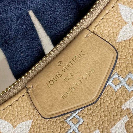 Louis Vuitton Monogram Empreinte Easy Pouch On Strap M81137 Arizona Beige - Image 14