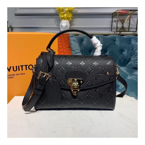 Louis Vuitton Monogram Empreinte Georges BB M53941 Black - Image 2