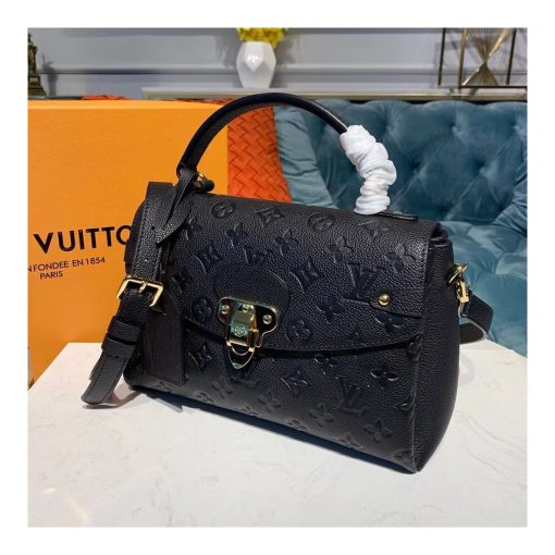 Louis Vuitton Monogram Empreinte Georges BB M53941 Black - Image 3