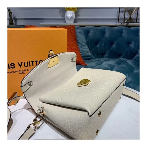 Louis Vuitton Monogram Empreinte Georges BB M53941 White - Image 9