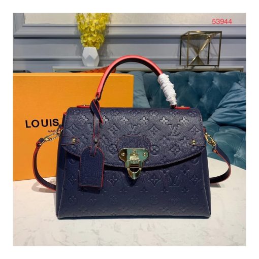 Louis Vuitton Monogram Empreinte Georges MM M53944 M53945 Blue - Image 2