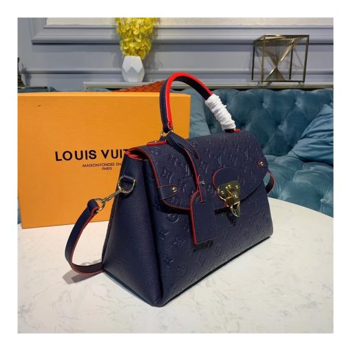 Louis Vuitton Monogram Empreinte Georges MM M53944 M53945 Blue - Image 3
