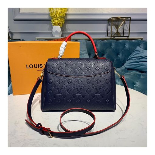 Louis Vuitton Monogram Empreinte Georges MM M53944 M53945 Blue - Image 4