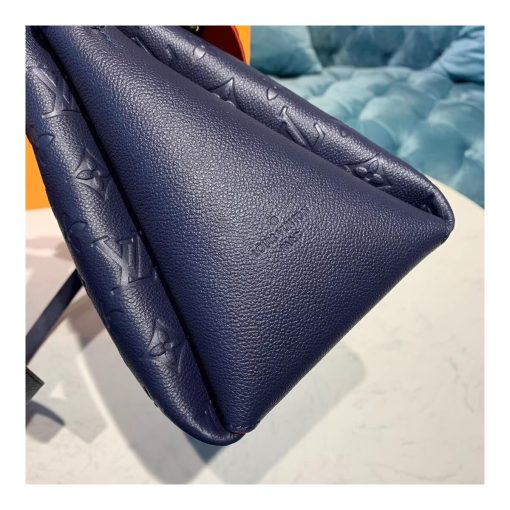 Louis Vuitton Monogram Empreinte Georges MM M53944 M53945 Blue - Image 6