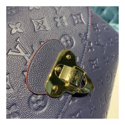 Louis Vuitton Monogram Empreinte Georges MM M53944 M53945 Blue - Image 7