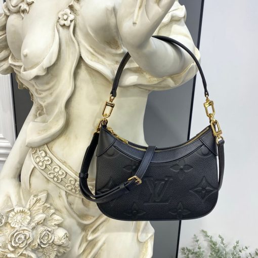 Louis Vuitton Monogram Empreinte Leather Bagatelle M46002 Black - Image 2