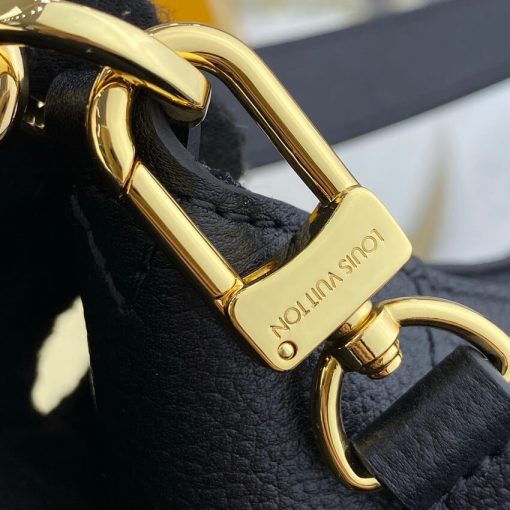 Louis Vuitton Monogram Empreinte Leather Bagatelle M46002 Black - Image 9