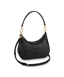 Louis Vuitton Monogram Empreinte Leather Bagatelle M46002 Black