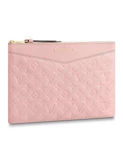 Louis Vuitton Monogram Empreinte Leather Daily Pouch M62937 Pink