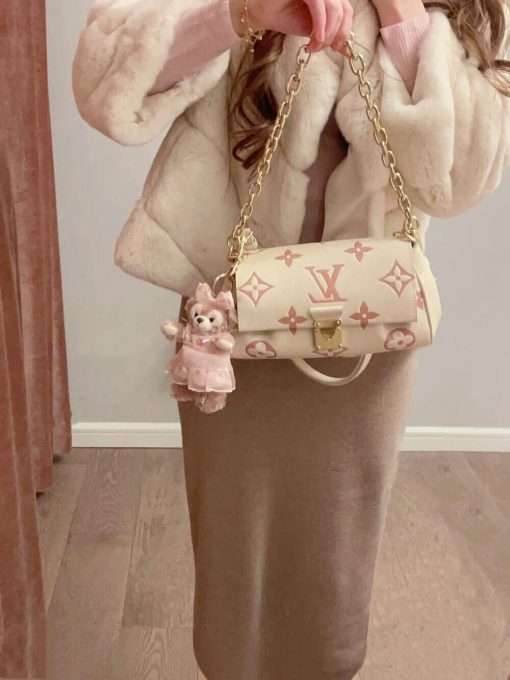 Louis Vuitton Monogram Empreinte Leather Favorite M46393 Creme/Pink - Image 3