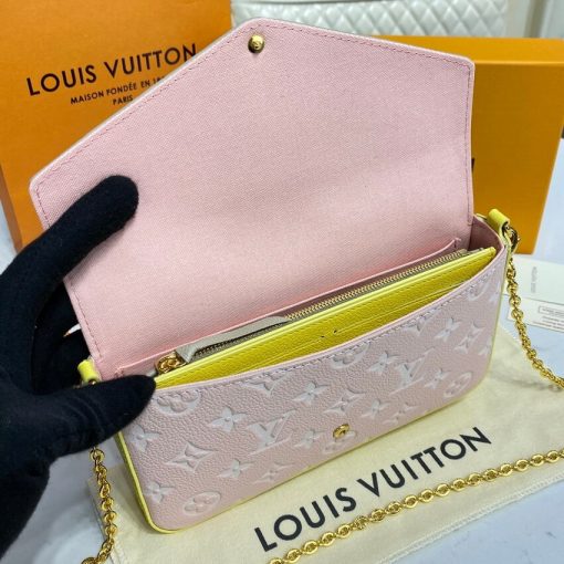 Louis Vuitton Monogram Empreinte Leather Felicie Pochette M81359 - Image 13