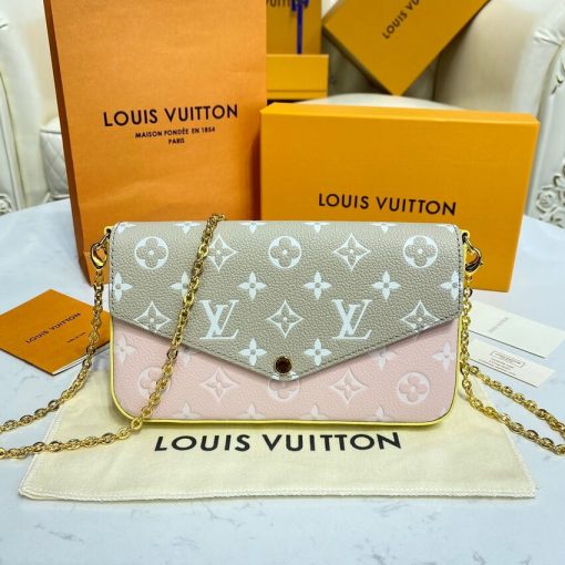 Louis Vuitton Monogram Empreinte Leather Felicie Pochette M81359 - Image 5
