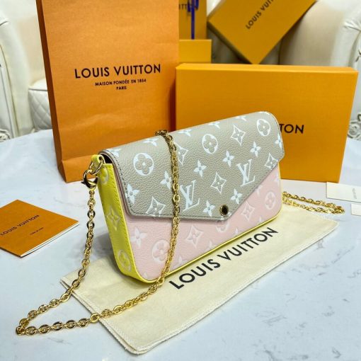 Louis Vuitton Monogram Empreinte Leather Felicie Pochette M81359 - Image 6