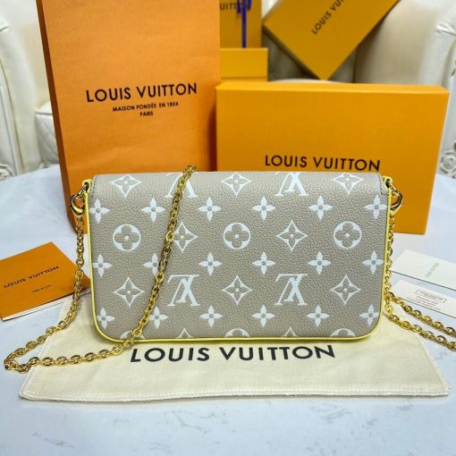 Louis Vuitton Monogram Empreinte Leather Felicie Pochette M81359 - Image 7