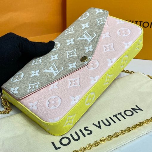 Louis Vuitton Monogram Empreinte Leather Felicie Pochette M81359 - Image 8