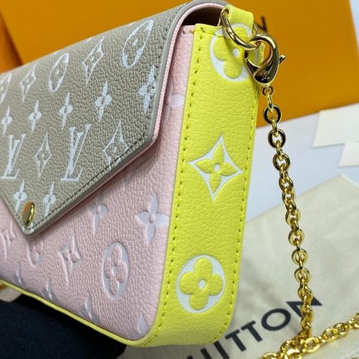 Louis Vuitton Monogram Empreinte Leather Felicie Pochette M81359 - Image 9