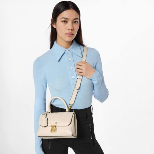 Louis Vuitton Monogram Empreinte Leather Madeleine BB M46008 Creme - Image 2