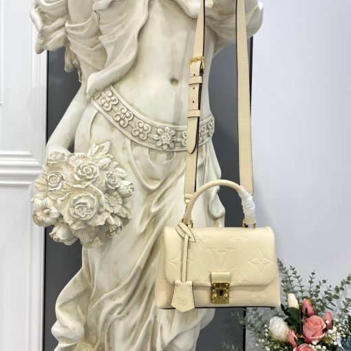 Louis Vuitton Monogram Empreinte Leather Madeleine BB M46008 Creme - Image 3