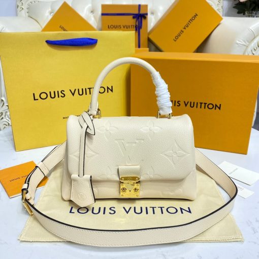 Louis Vuitton Monogram Empreinte Leather Madeleine BB M46008 Creme - Image 4