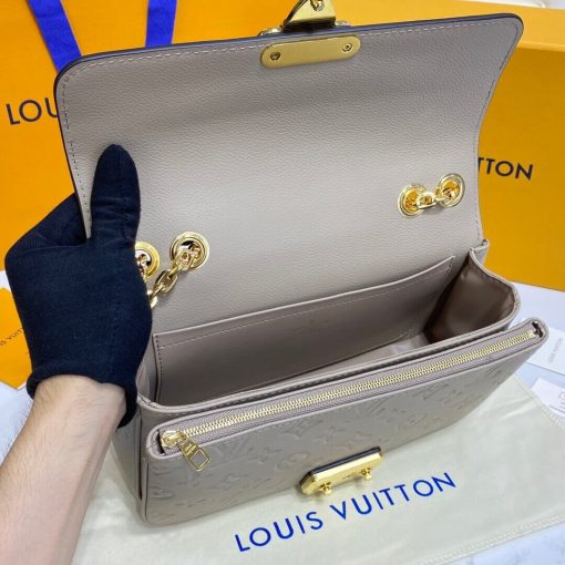 Louis Vuitton Monogram Empreinte Leather Marceau Bag M46199 Dove Gray - Image 12