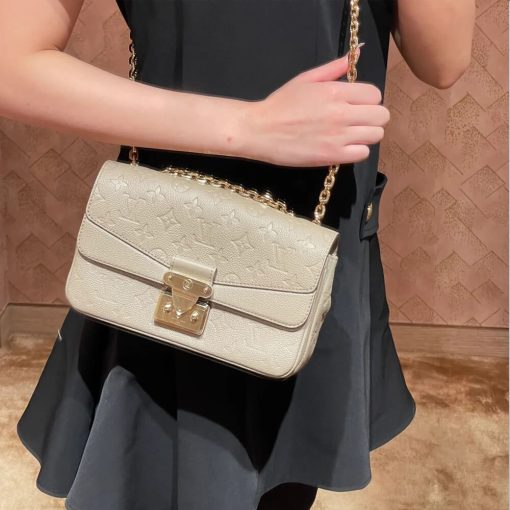 Louis Vuitton Monogram Empreinte Leather Marceau Bag M46199 Dove Gray - Image 3